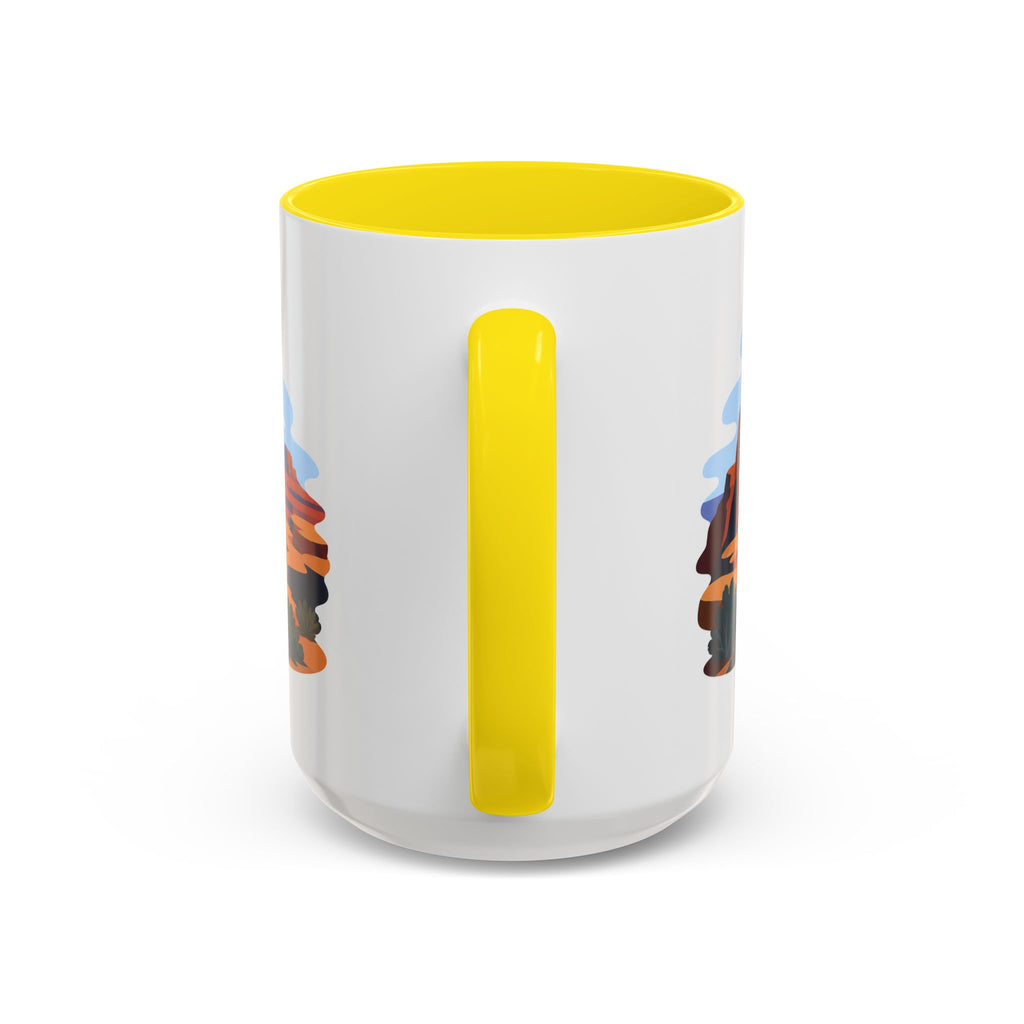 Canyonlands National Park Coffee Mug | Solid Color Block Park Souvenir | 11oz 15oz Accent Mug