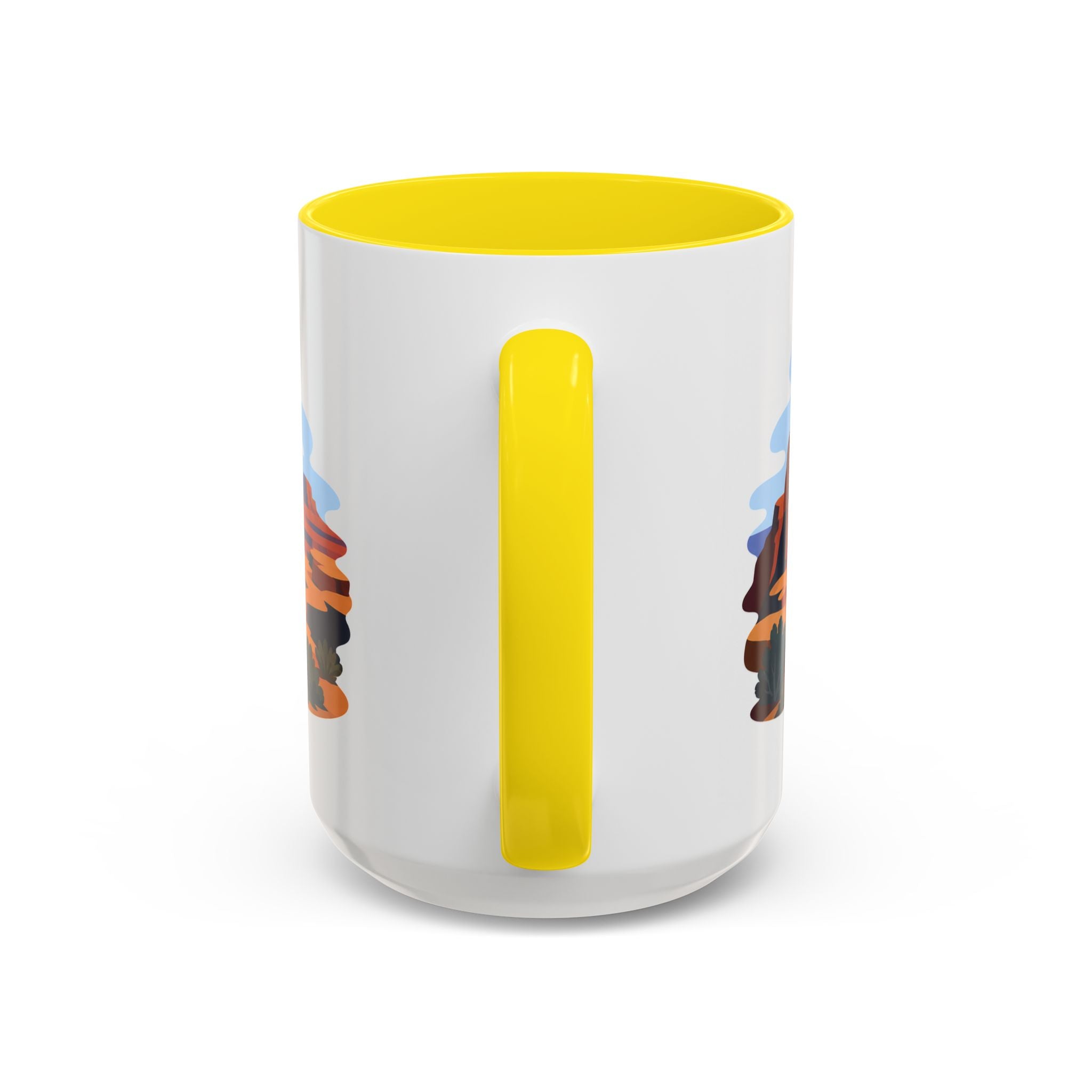 Canyonlands National Park Coffee Mug | Solid Color Block Park Souvenir | 11oz 15oz Accent Mug