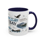 Glacier Bay National Park Coffee Mug | Alaska Wilderness Kayaking Gift | Accent Color Ceramic 11oz 15oz