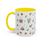 Santa Fe Christmas Mug | Watercolor City Souvenir | Ceramic Coffee Cup (11oz 15oz)