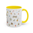Barcelona Christmas Mug | Watercolor City Souvenir, Ceramic Coffee Cup (11oz/15oz)