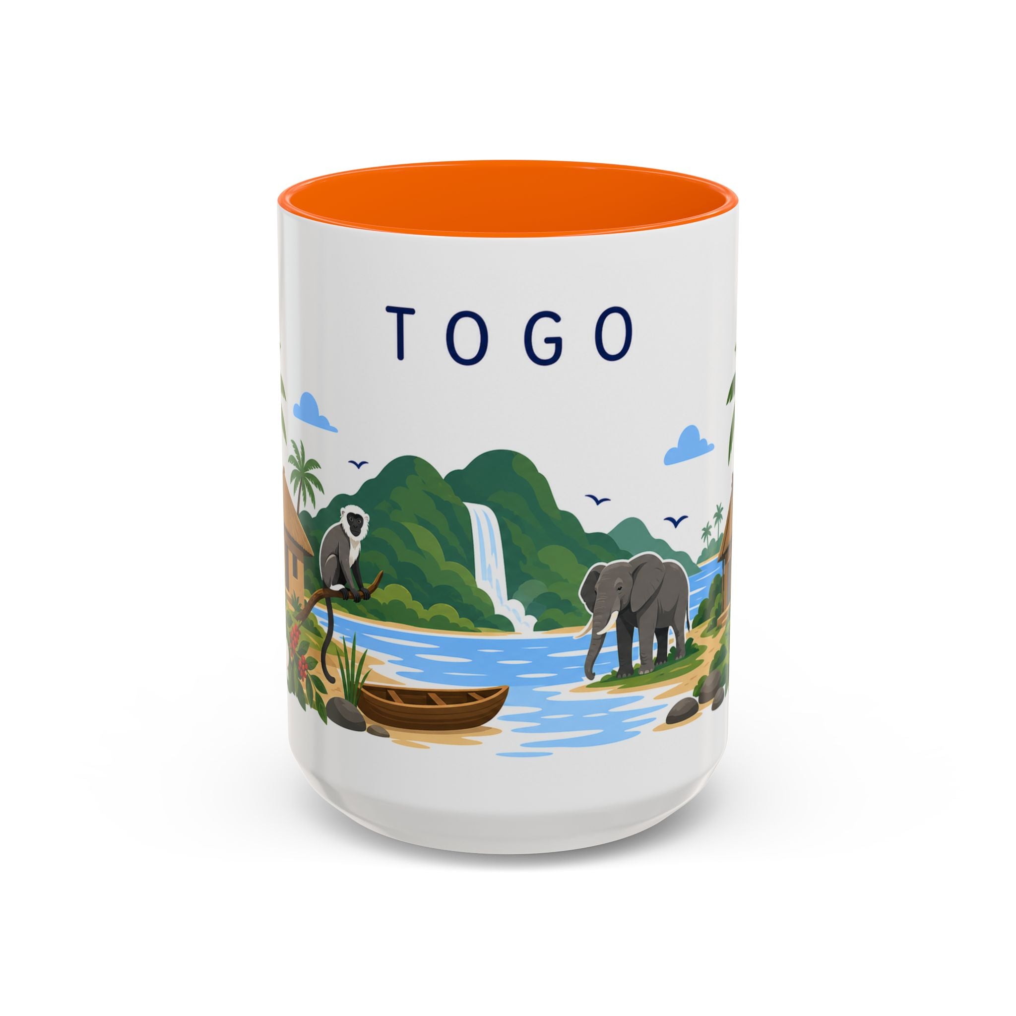 Togo Coffee Mug | Travel Souvenir Accent Mug | Country Gift Ceramic Cup 11oz 15oz