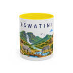 Eswatini Coffee Mug | Travel Souvenir Accent Mug | Country Gift Ceramic Cup 11oz 15oz