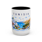 Tunisia Coffee Mug | Travel Souvenir Accent Mug | Place Gift Ceramic Cup 11oz 15oz