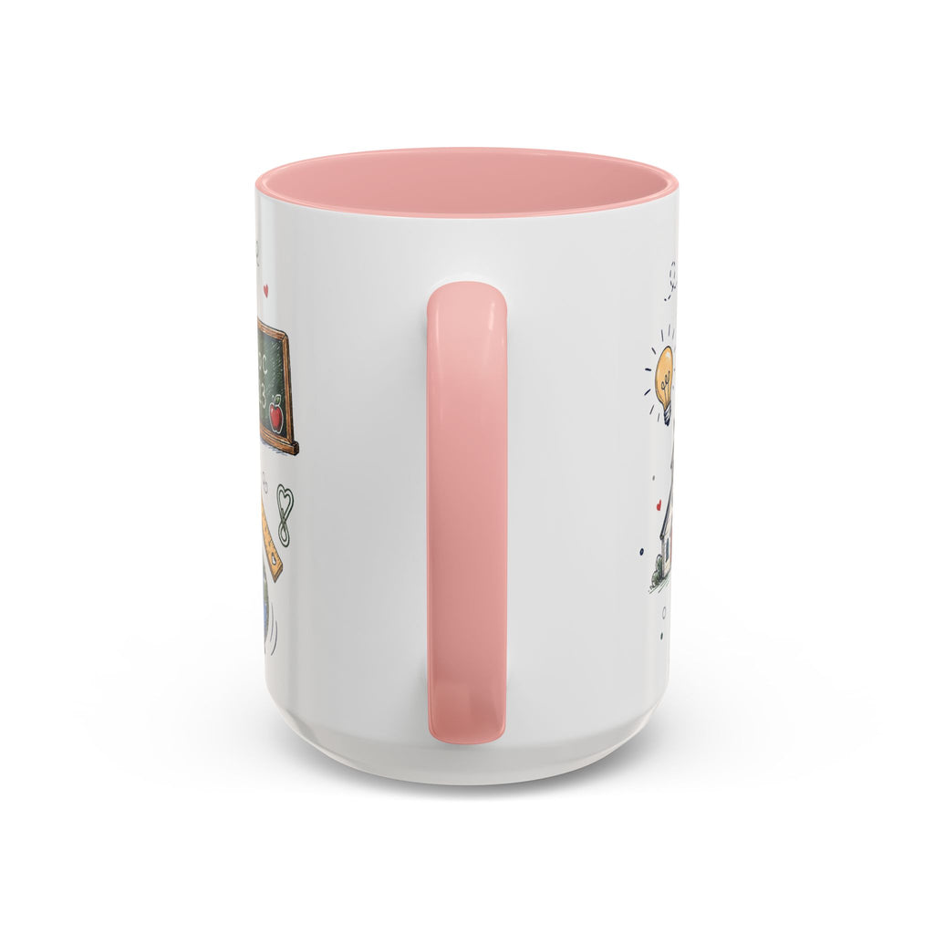 Best Teacher Ever Coffee Mug | Teacher Appreciation Gift | Accent Color Ceramic 11oz 15oz