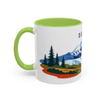 Denali Coffee Mug | Travel Destination Souvenir Gift | Accent Color Ceramic 11oz 15oz