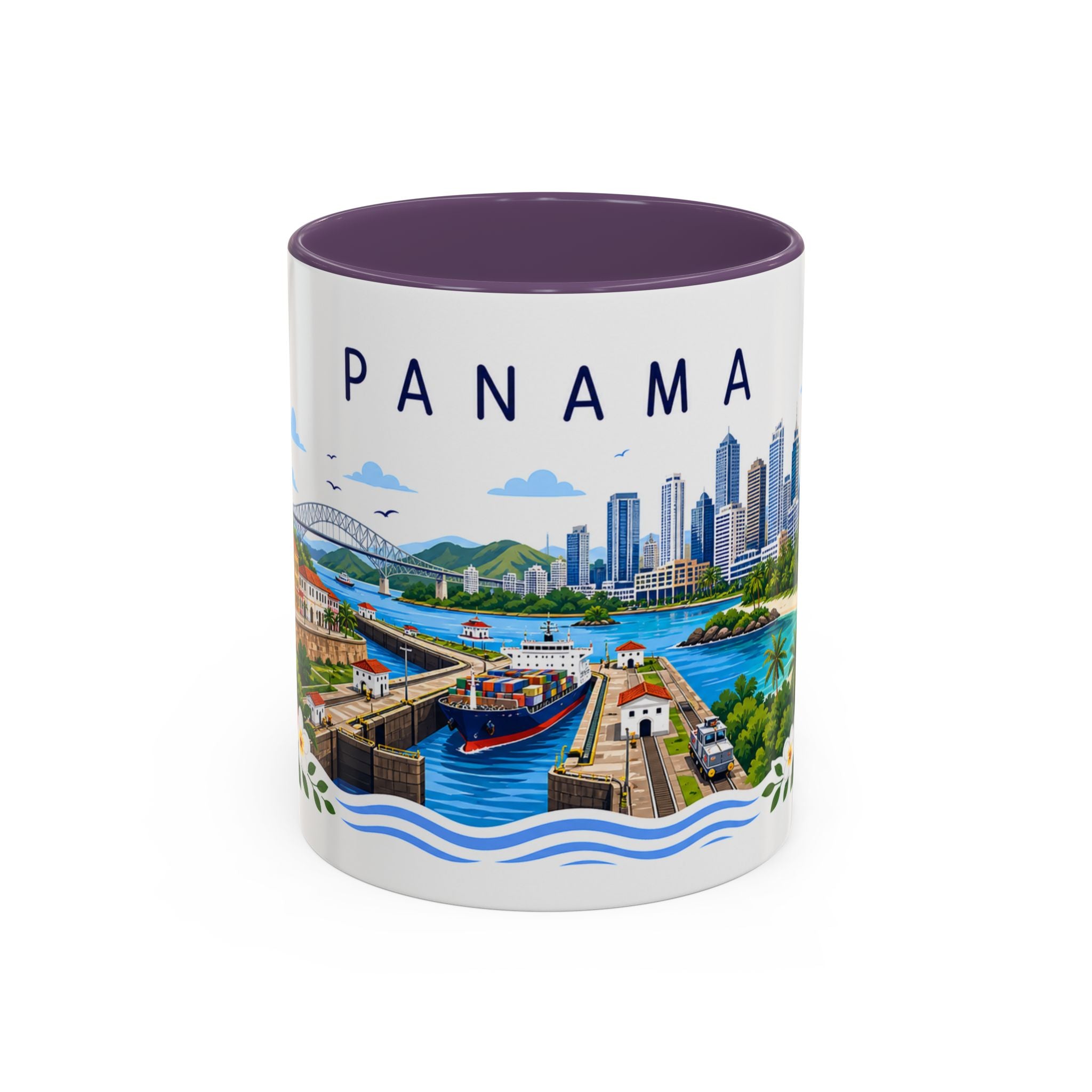 Panama Coffee Mug | Travel Souvenir Accent Mug | Place Gift Ceramic Cup 11oz 15oz