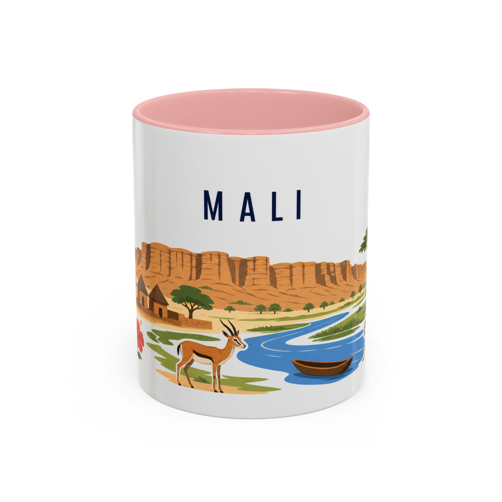 Mali Coffee Mug | Travel Souvenir Accent Mug | Country Gift Ceramic Cup 11oz 15oz