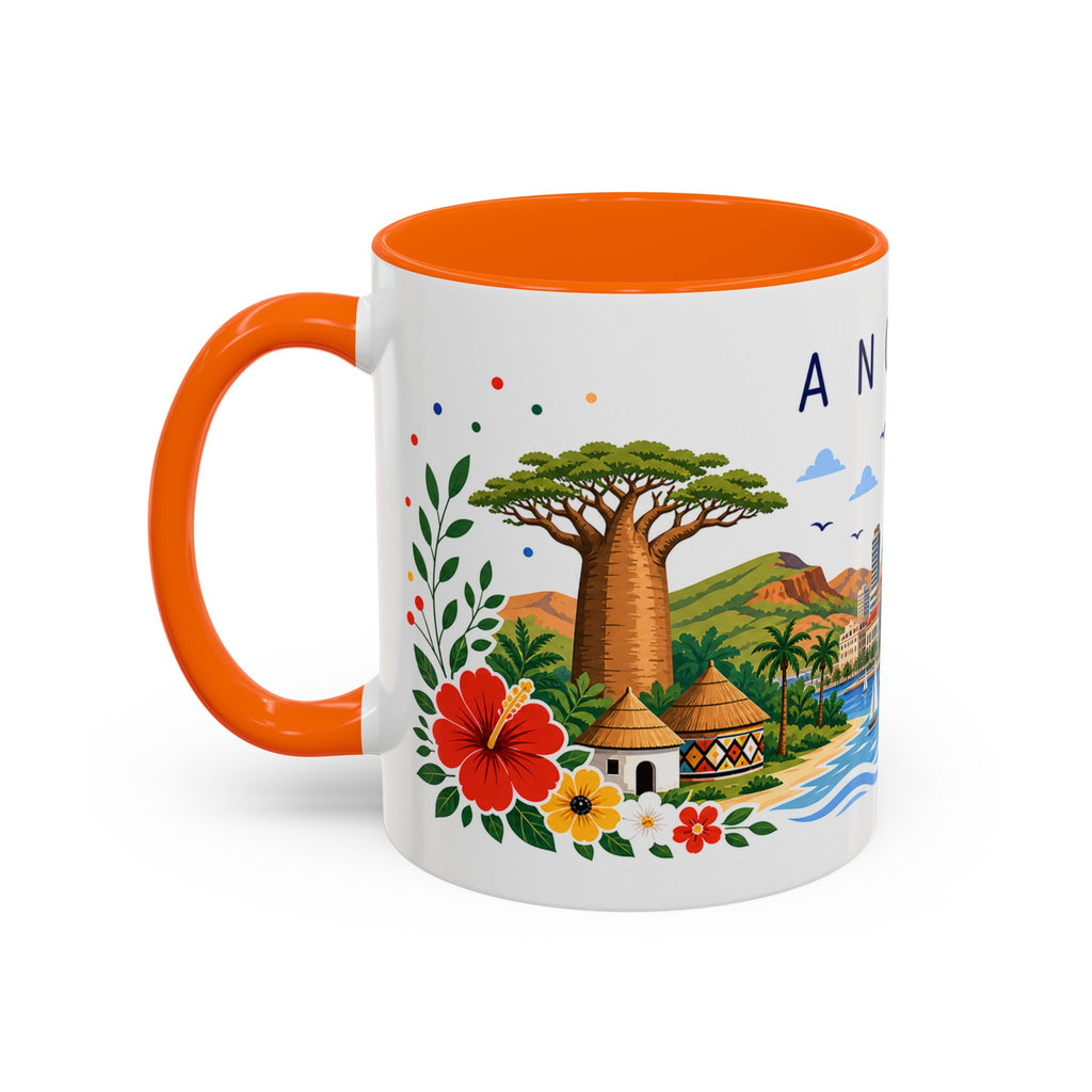 Angola Coffee Mug | Travel Souvenir Accent Mug | Place Gift Ceramic Cup 11oz 15oz