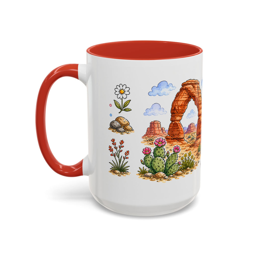 Arches National Park Mug | US Travel Souvenir Accent Coffee Mug | 11oz 15oz Ceramic Cup