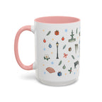 Savannah Christmas Mug | Watercolor City Souvenir, Travel Memories Cup