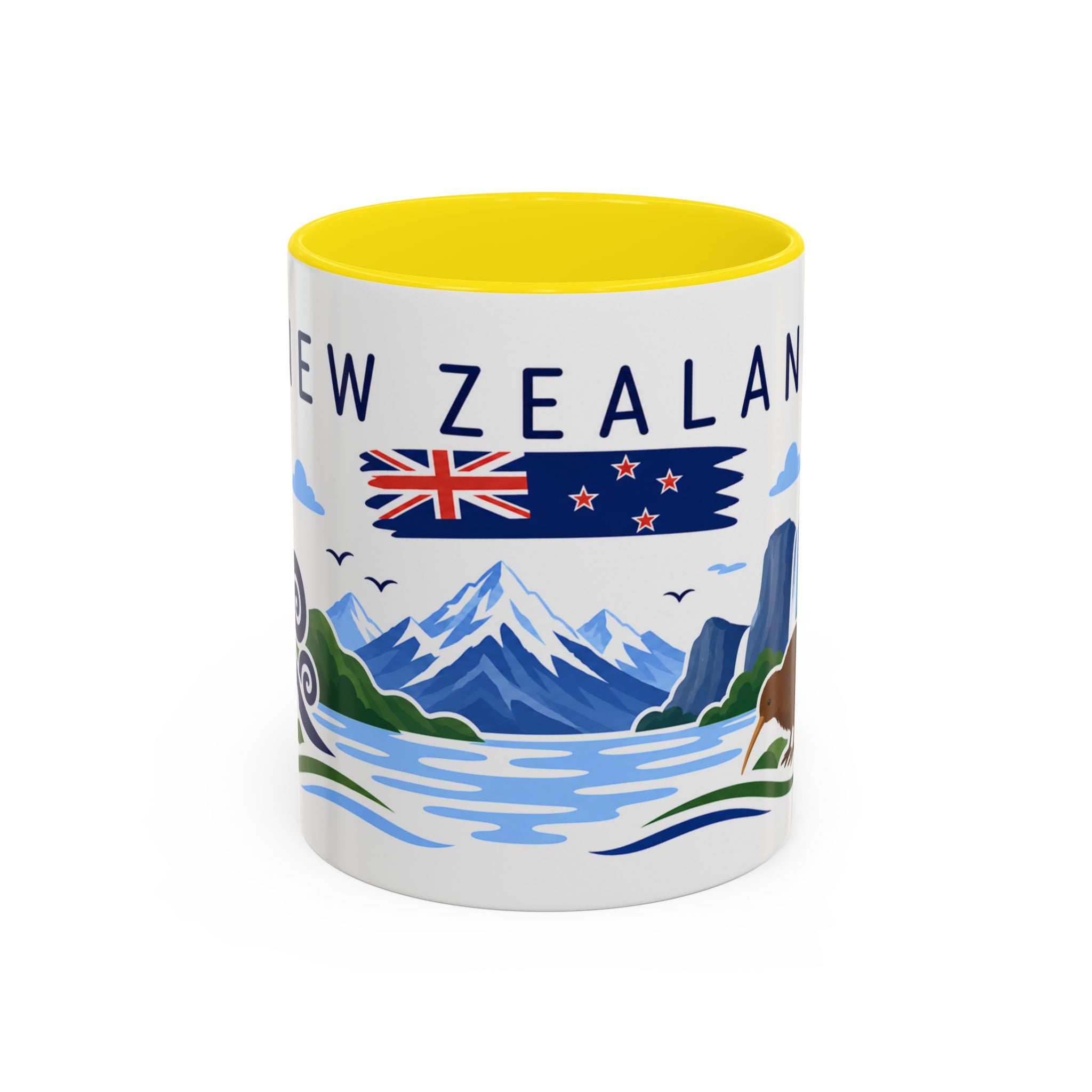New Zealand Coffee Mug | Travel Souvenir Accent Mug | Country Gift Ceramic Cup 11oz 15oz