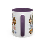 Marrakech Medina Coffee Mug | Travel Destination Souvenir Gift | Accent Color Ceramic 11oz 15oz