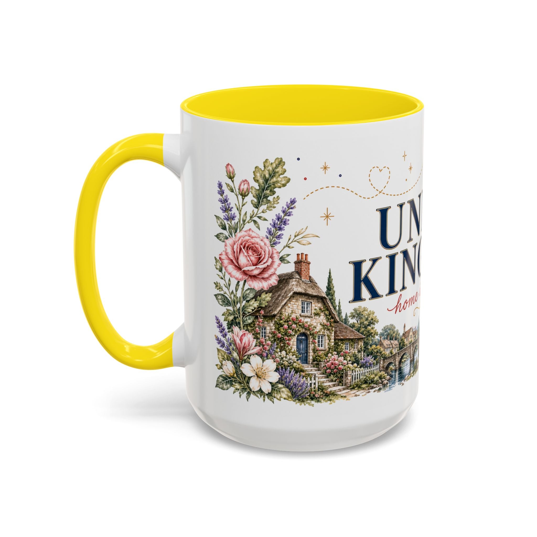 United Kingdom Home Country Mug | Moving Away Gift | Long Distance Friendship | 11 oz 15 oz Accent Mug