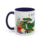 Costa Rica Coffee Mug | Travel Souvenir Accent Mug | Place Gift Ceramic Cup 11oz 15oz