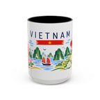 Vietnam Coffee Mug | Travel Souvenir Accent Mug | Country Gift Ceramic Cup 11oz 15oz