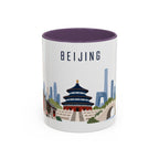 Beijing Coffee Mug | China Travel Souvenir | Porcelain Decal City Gift | 11oz 15oz Accent Mug