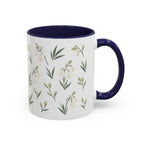 New Mexico Yucca Flower Mug, State Flower Floral Coffee Cup, 11oz Botanical Gift