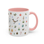 Santa Fe Christmas Mug | Watercolor City Souvenir | Ceramic Coffee Cup (11oz 15oz)