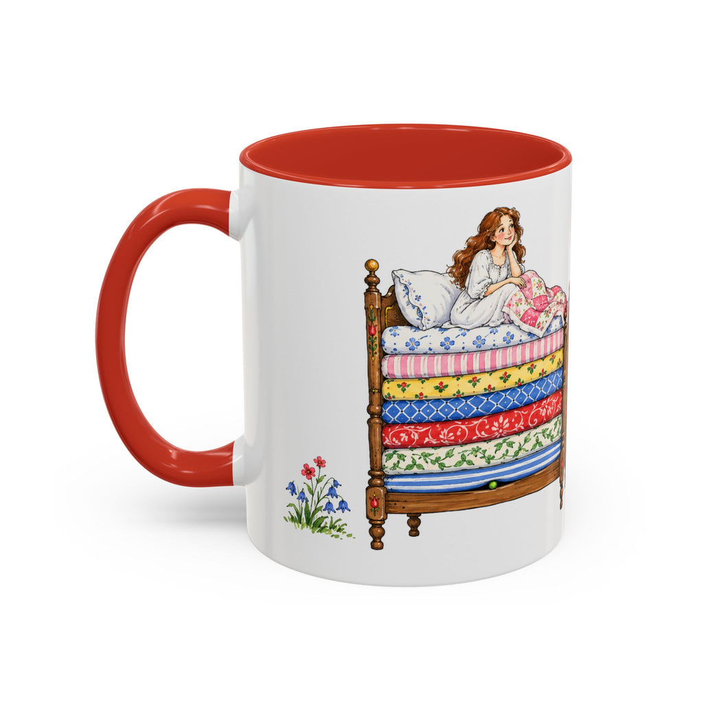 The Princess and the Pea Mug | Storybook Fairy Tale Accent Coffee Mug | EveryLegend