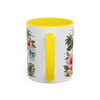 Fiji Coffee Mug | Travel Destination Souvenir Gift | Accent Color Ceramic 11oz 15oz