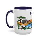 Benin Coffee Mug | Travel Souvenir Accent Mug | Country Gift Ceramic Cup 11oz 15oz