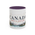 Canada Home Country Mug | Moving Away Gift | Long Distance Friendship | 11 oz 15 oz Accent Mug
