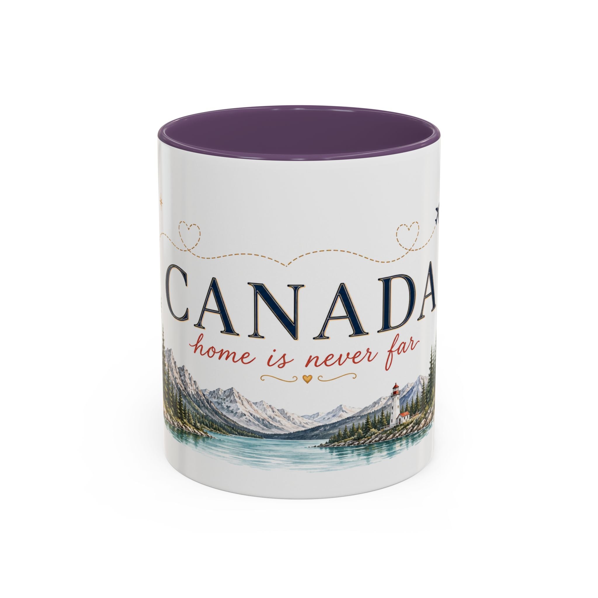 Canada Home Country Mug | Moving Away Gift | Long Distance Friendship | 11 oz 15 oz Accent Mug