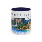 Venezuela Coffee Mug | Travel Souvenir Accent Mug | Place Gift Ceramic Cup 11oz 15oz