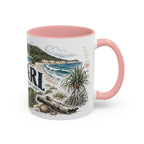 K'gari Mug, Australia Travel Souvenir, Bucket List Gift, Accent Ceramic Coffee Mug 11oz 15oz