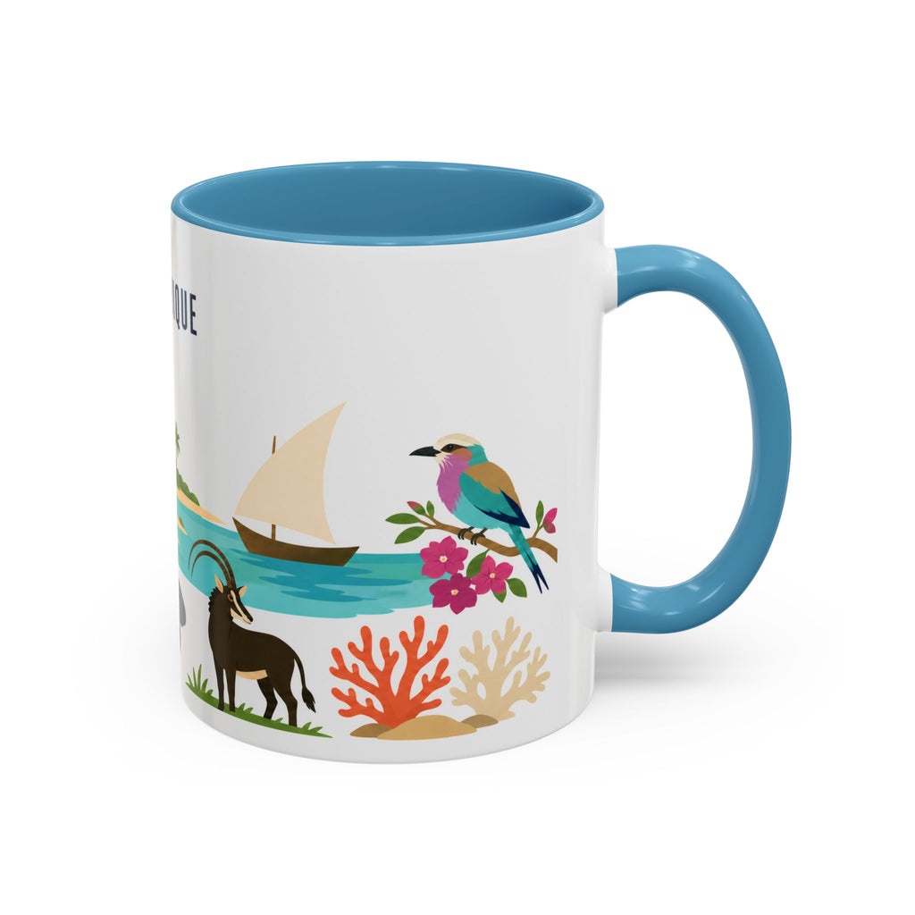 Mozambique Home Country Mug | Moving Away Gift | Long Distance Friendship | 11 oz 15 oz Accent Mug