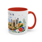 Uzbekistan Coffee Mug | Travel Souvenir Accent Mug | Place Gift Ceramic Cup 11oz 15oz