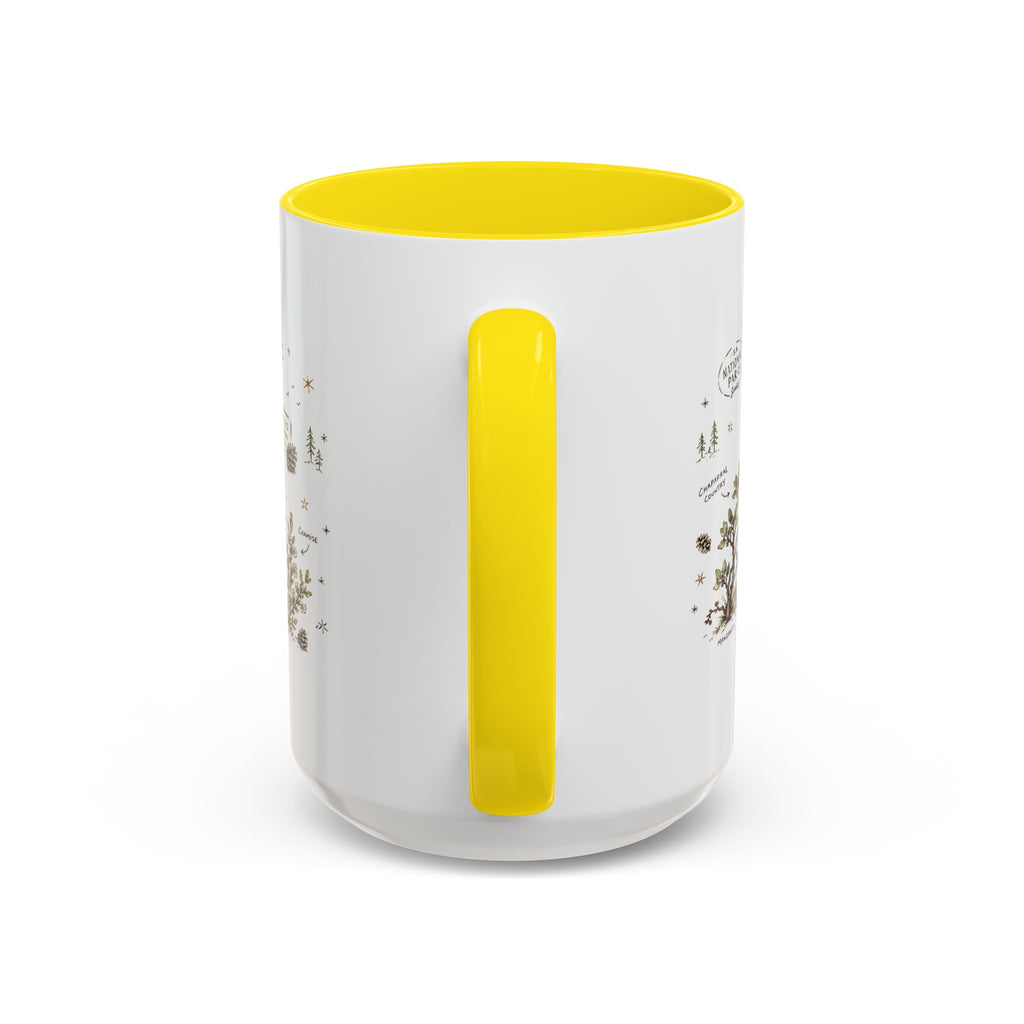 Pinnacles National Park Coffee Mug | California Rock Climbing Condor Gift | Accent Color Ceramic 11oz 15oz