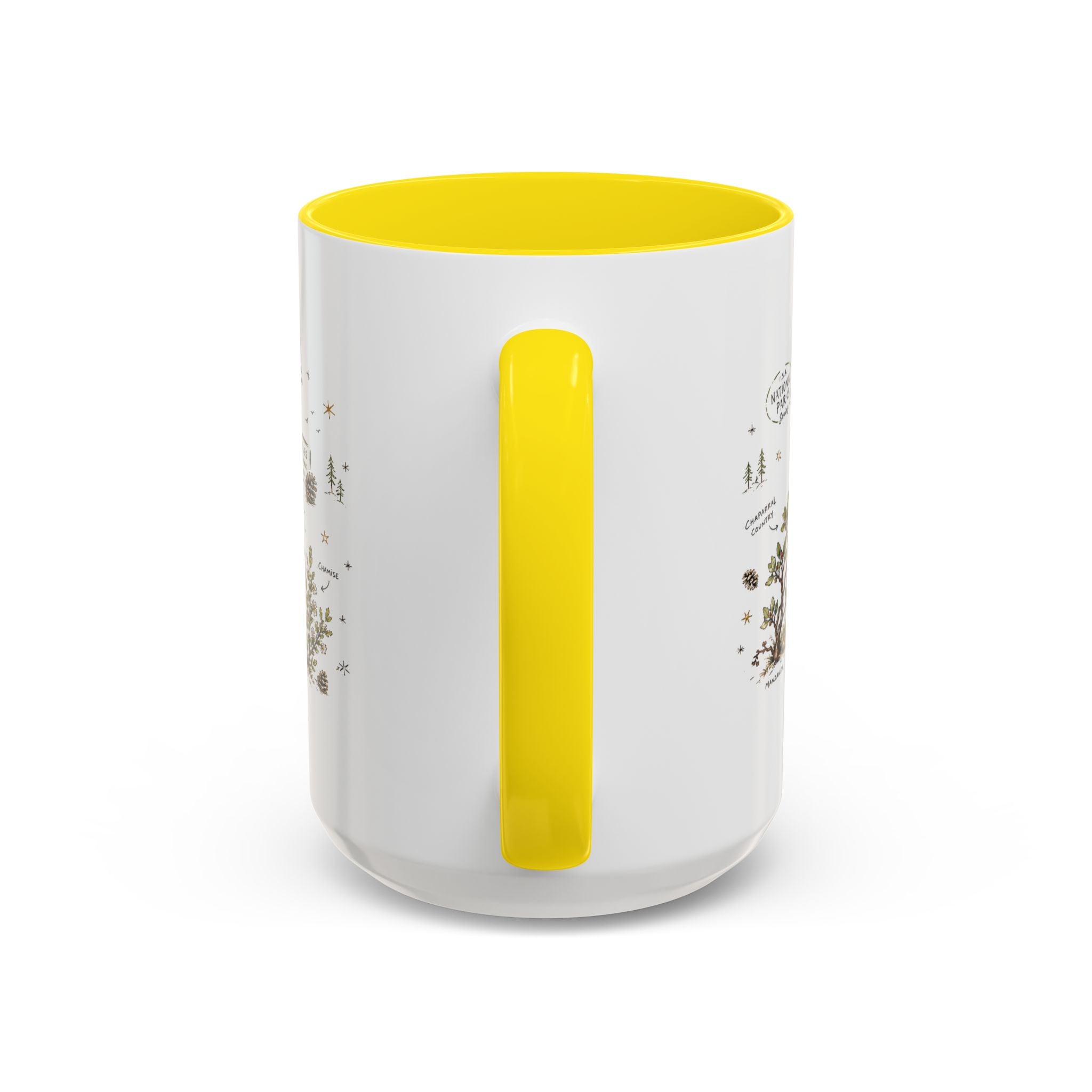 Pinnacles National Park Coffee Mug | California Rock Climbing Condor Gift | Accent Color Ceramic 11oz 15oz