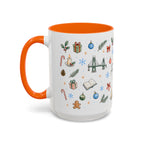 Portland Christmas Watercolor Mug | City Souvenir Coffee Cup (11oz 15oz)