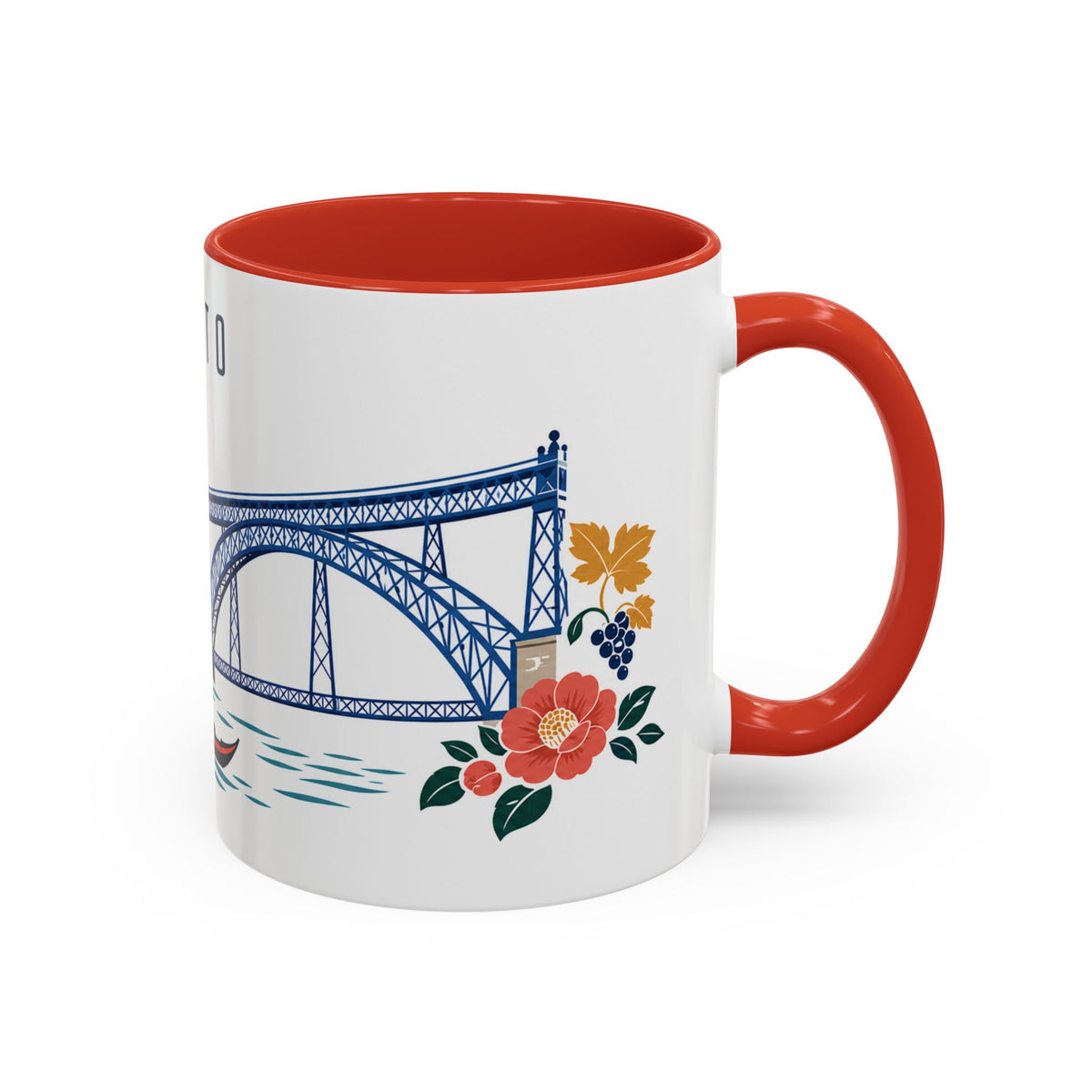 Porto Coffee Mug | Portugal Travel Souvenir | Porcelain Decal City Gift | 11oz 15oz Accent Mug