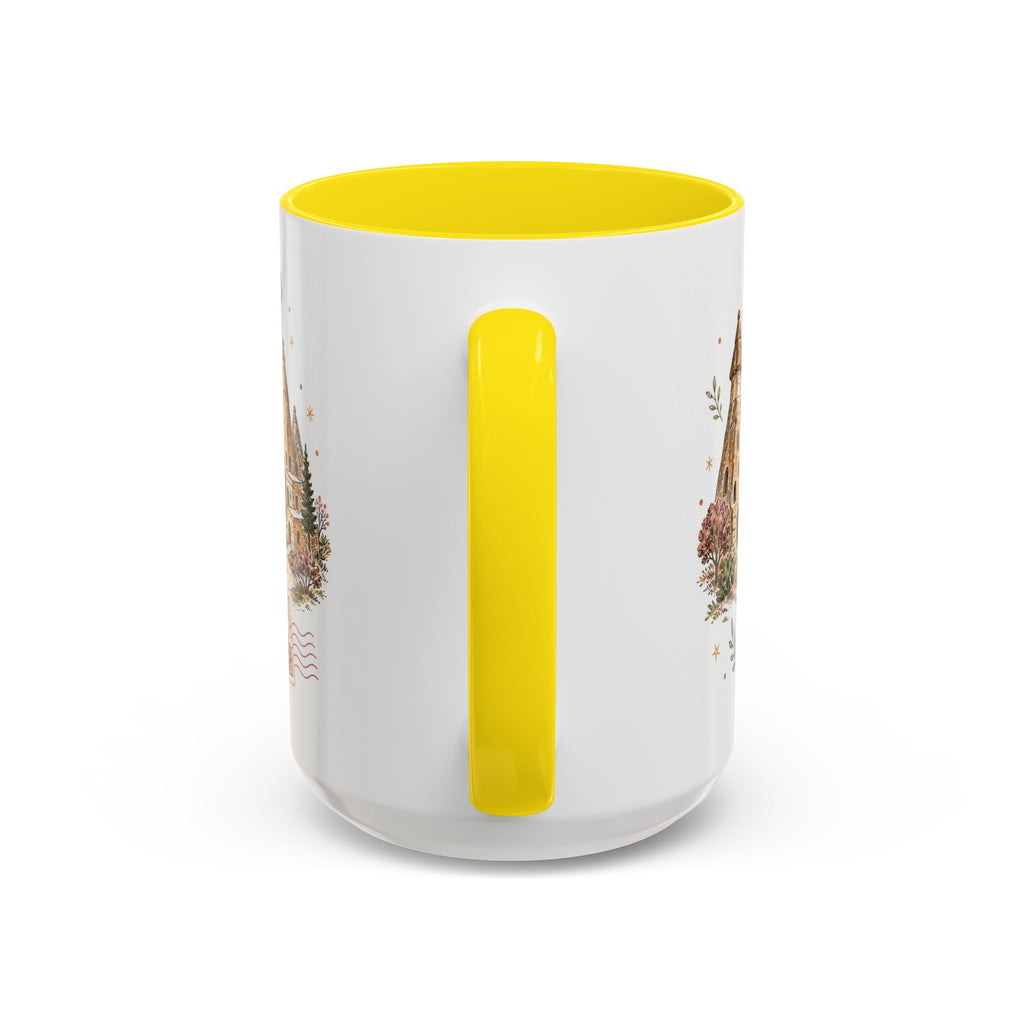 Cappadocia Coffee Mug | Travel Destination Souvenir Gift | Accent Color Ceramic 11oz 15oz