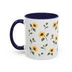 Kansas Sunflower Mug, State Flower Floral Coffee Cup, 11oz Botanical Gift