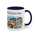 Bosnia and Herzegovina Coffee Mug | Travel Souvenir Accent Mug | Country Gift Ceramic Cup 11oz 15oz