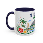 Nigeria Coffee Mug | Travel Souvenir Accent Mug | Country Gift Ceramic Cup 11oz 15oz
