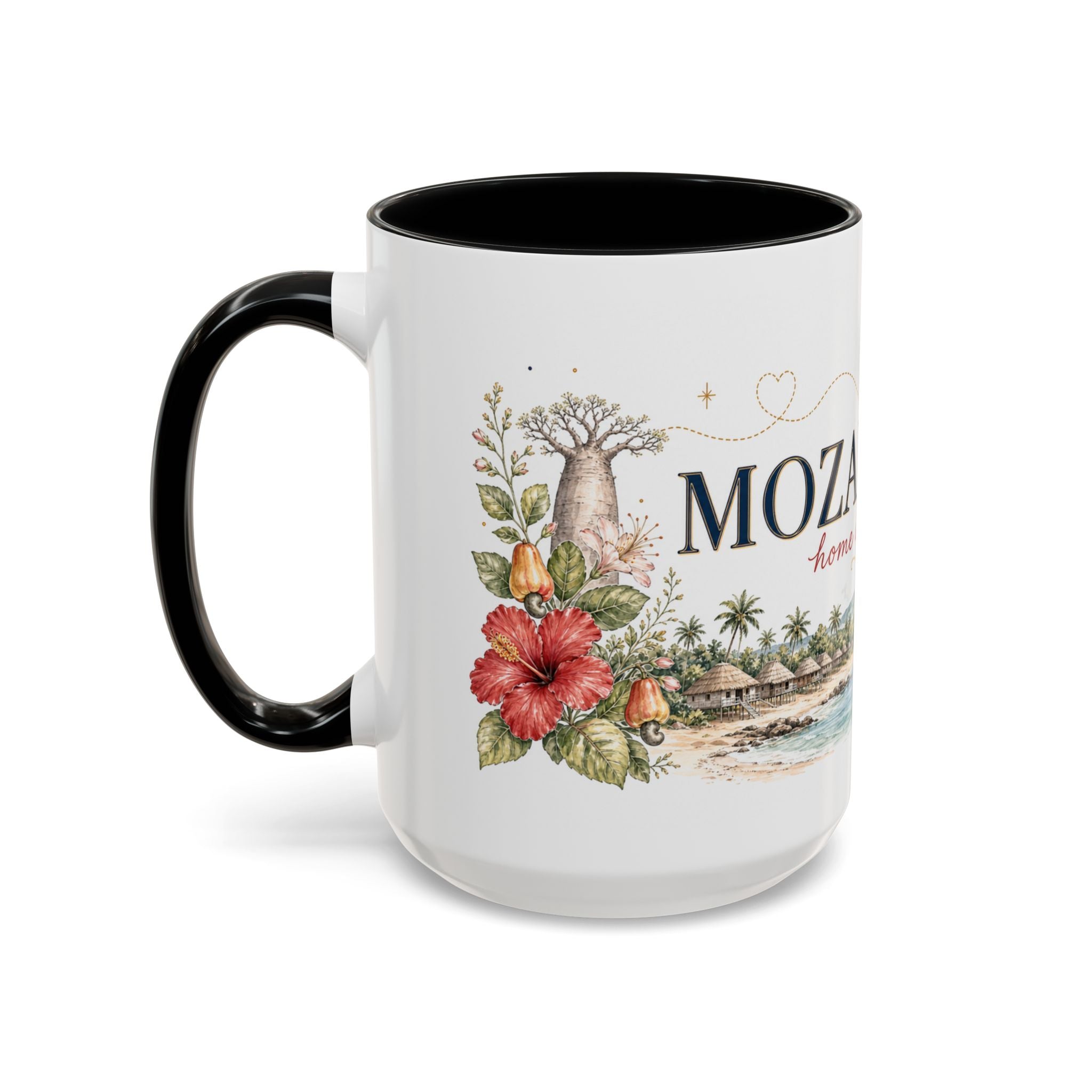 Mozambique Home Country Mug | Moving Away Gift | Long Distance Friendship | 11 oz 15 oz Accent Mug