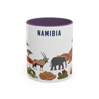 Namibia Coffee Mug | Travel Souvenir Accent Mug | Country Gift Ceramic Cup 11oz 15oz