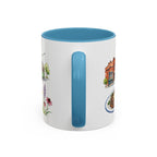 Omaha Illustrated Travel Mug | City Souvenir Accent Coffee Mug | 11oz 15oz Ceramic Cup