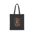 Seek Wisdom Practice Kindness Tote Bag | Ancient Wisdom Quote Canvas Bag | Colorful Philosophy Gift