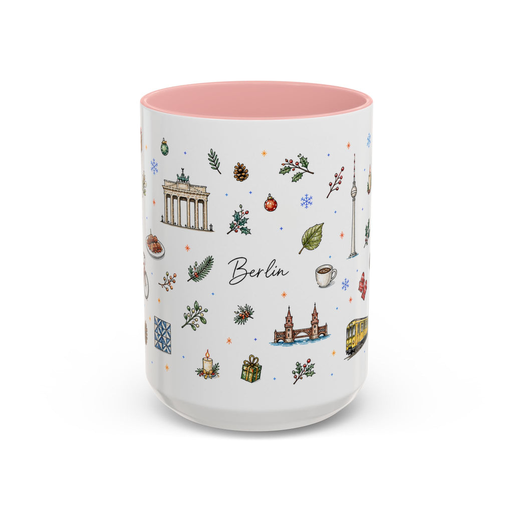 Berlin Christmas Mug | Watercolor City Souvenir, Travel Gift (11oz/15oz)