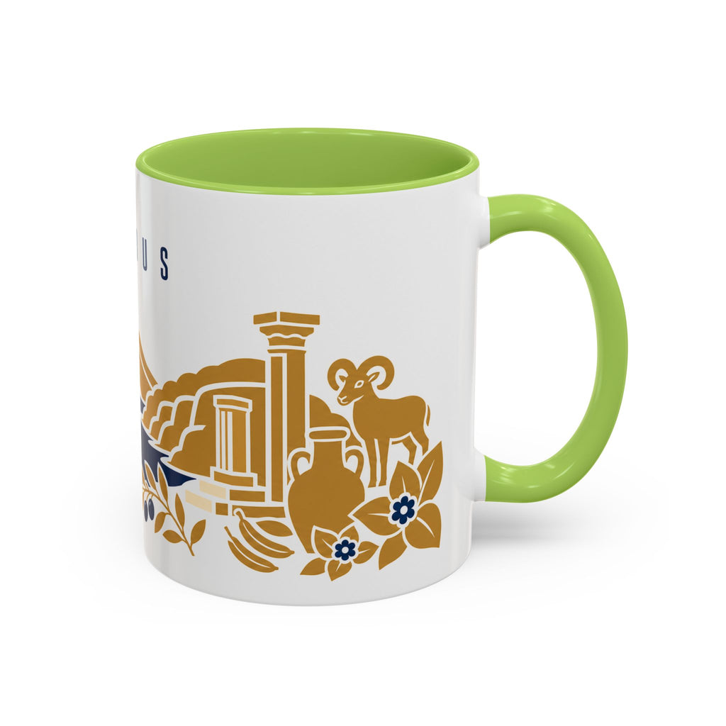Cyprus Coffee Mug | Travel Souvenir Accent Mug | Country Gift Ceramic Cup 11oz 15oz