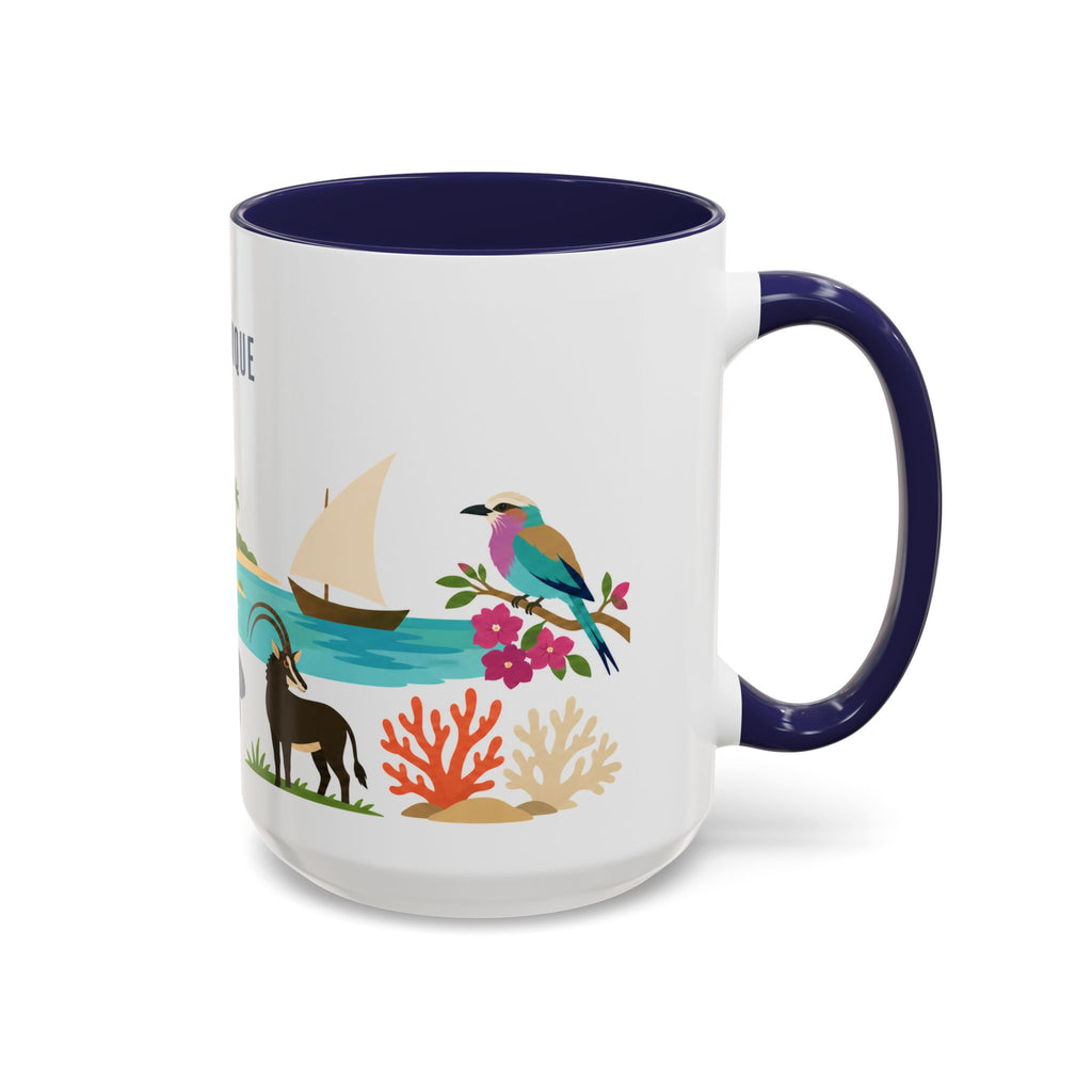 Mozambique Home Country Mug | Moving Away Gift | Long Distance Friendship | 11 oz 15 oz Accent Mug