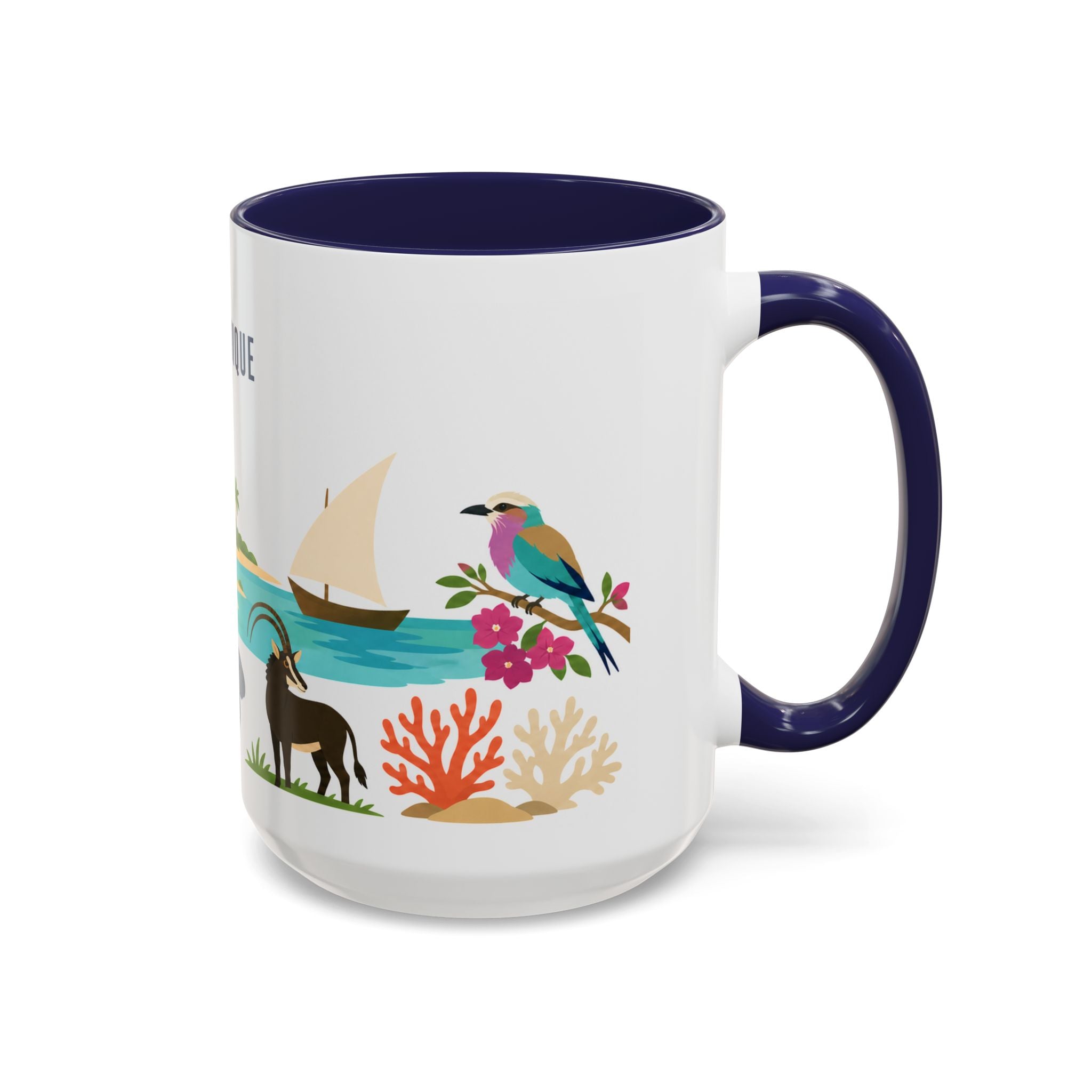 Mozambique Home Country Mug | Moving Away Gift | Long Distance Friendship | 11 oz 15 oz Accent Mug