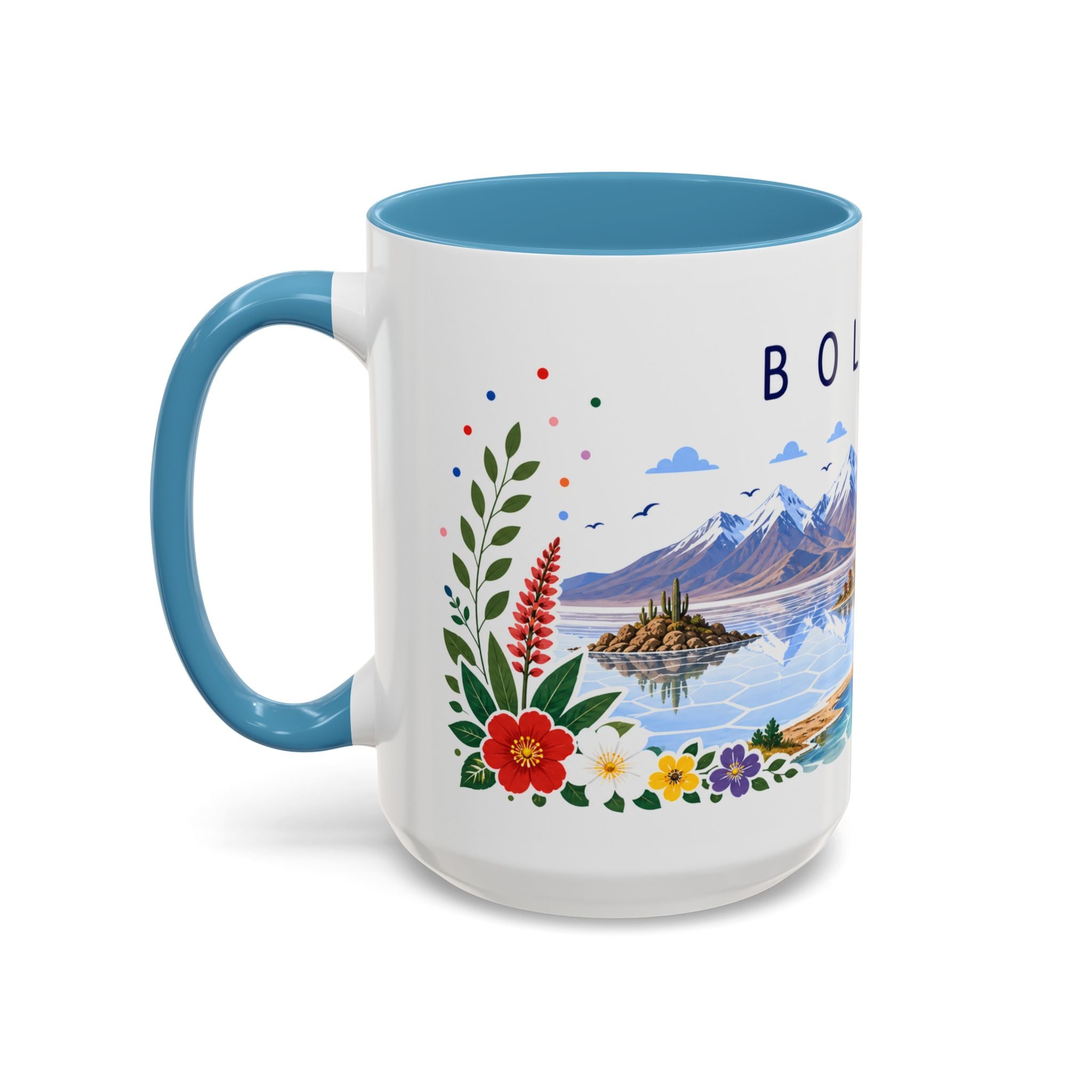 Bolivia Coffee Mug | Travel Souvenir Accent Mug | Place Gift Ceramic Cup 11oz 15oz