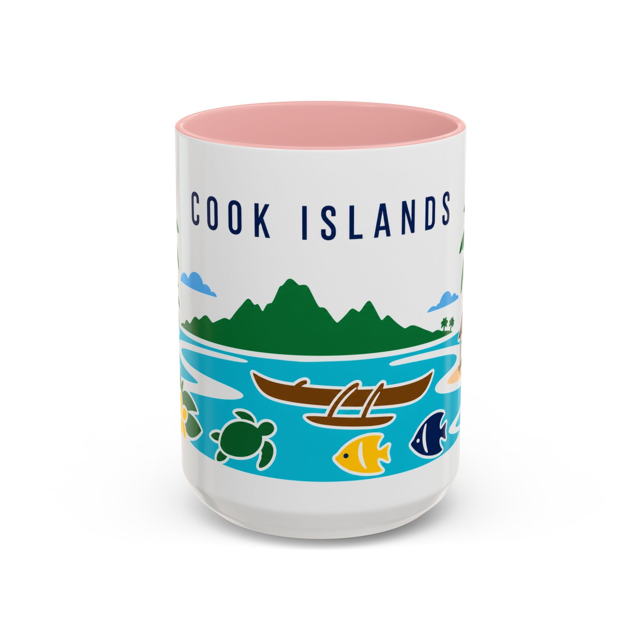 Cook Islands Coffee Mug | Travel Souvenir Accent Mug | Country Gift Ceramic Cup 11oz 15oz